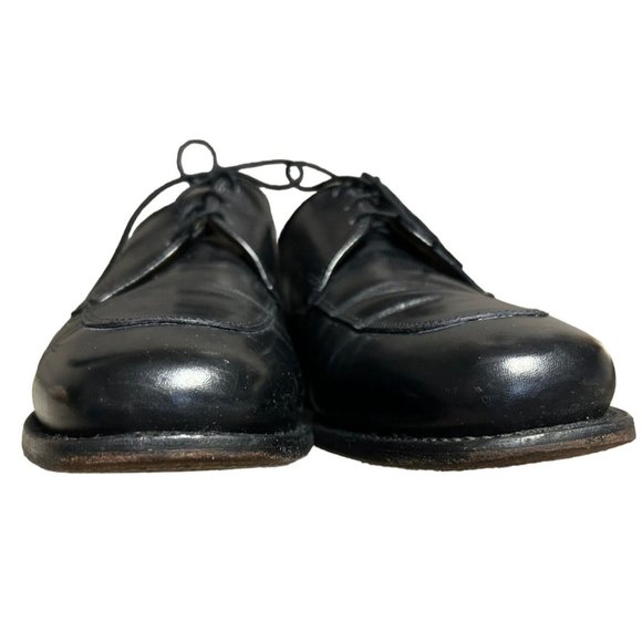 Allen Edmonds Burton Black Leather Apron Toe Derby Oxford Dress Shoes Mens 8.5 D main image 10
